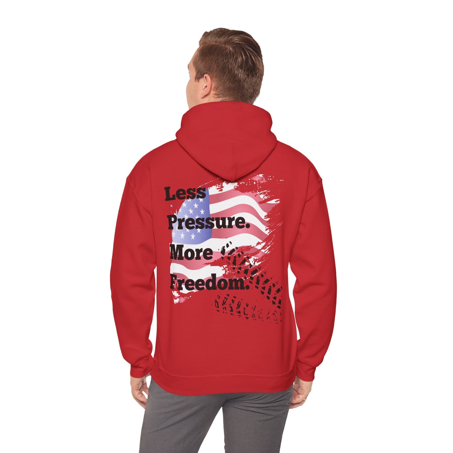 Patriotic Freedom Hoodie - Unisex Sweatshirt with Inspirational Graphics